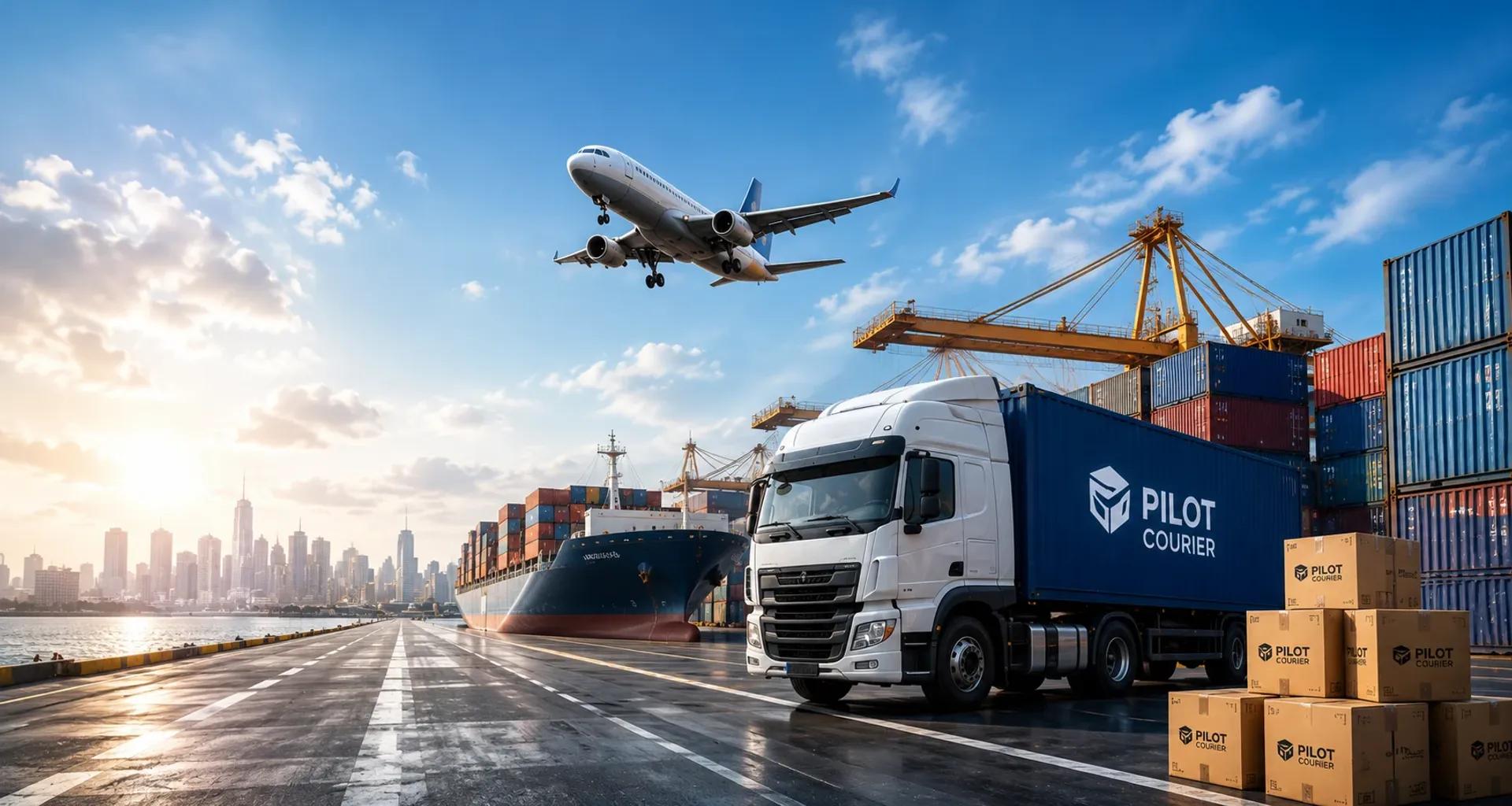 Shipping background